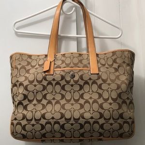 Coach large tote